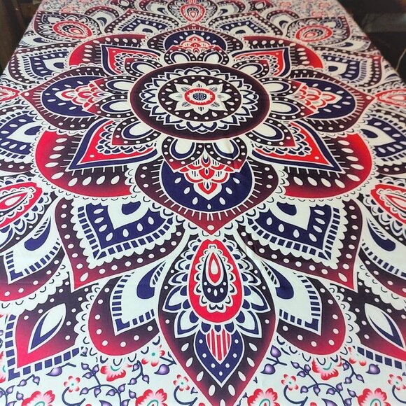 BSM - Handmade BED SPREAD 3X PILLOWS Wall Tapestry COUCH COVER Chair Coverr - Picture 10 of 10